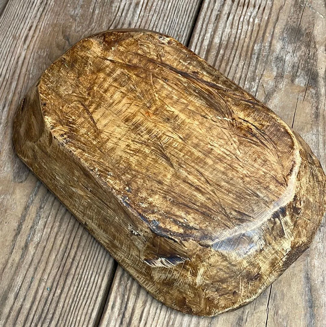 057 Small Décor Bowl -  w/ Deadwood Roses