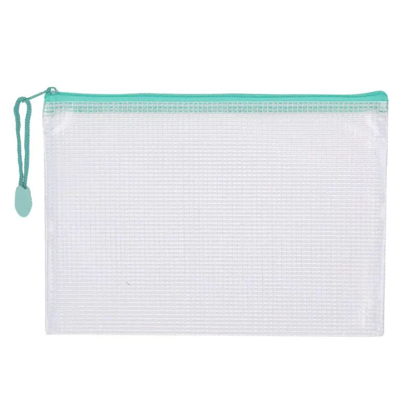 10pcs Mesh Zipper Bags for Classroom Organization