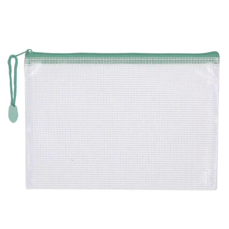 10pcs Mesh Zipper Bags for Classroom Organization