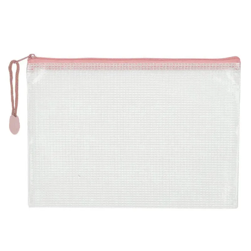 10pcs Mesh Zipper Bags for Classroom Organization