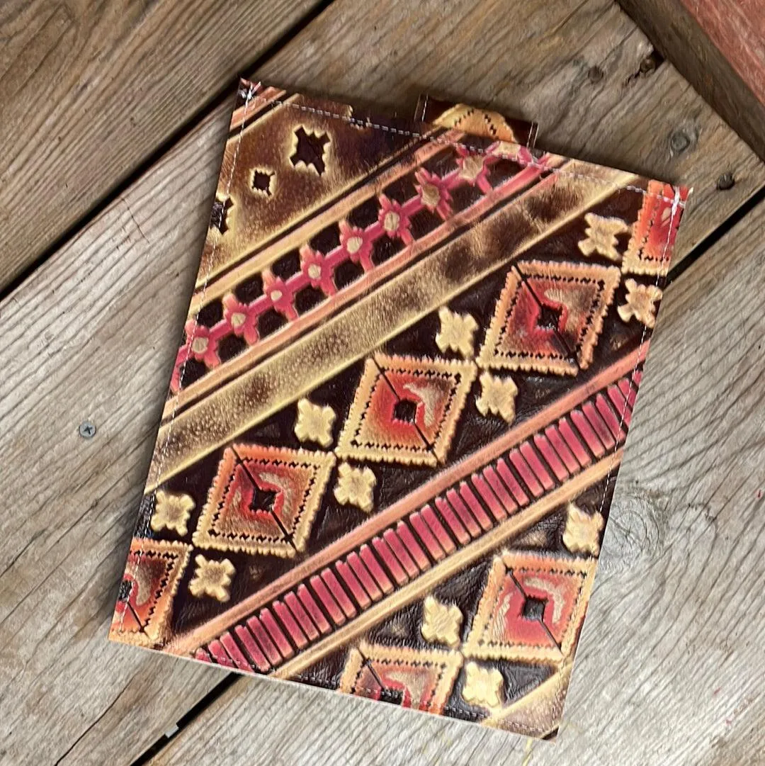 13'' Tablet Sleeve - Red Brindle w/ Summit Fire