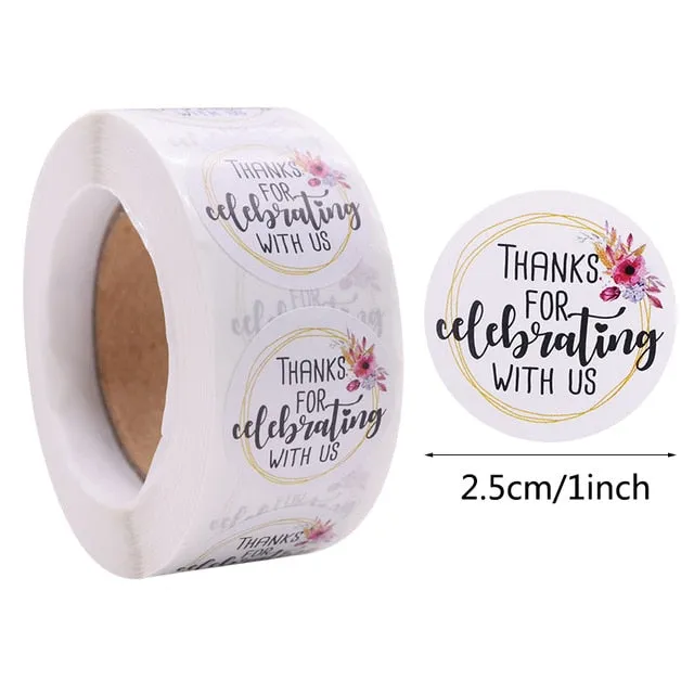 500pcs Gift Sealing Stickers