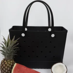 Aloha Vegan Tote Bag | Large | Black