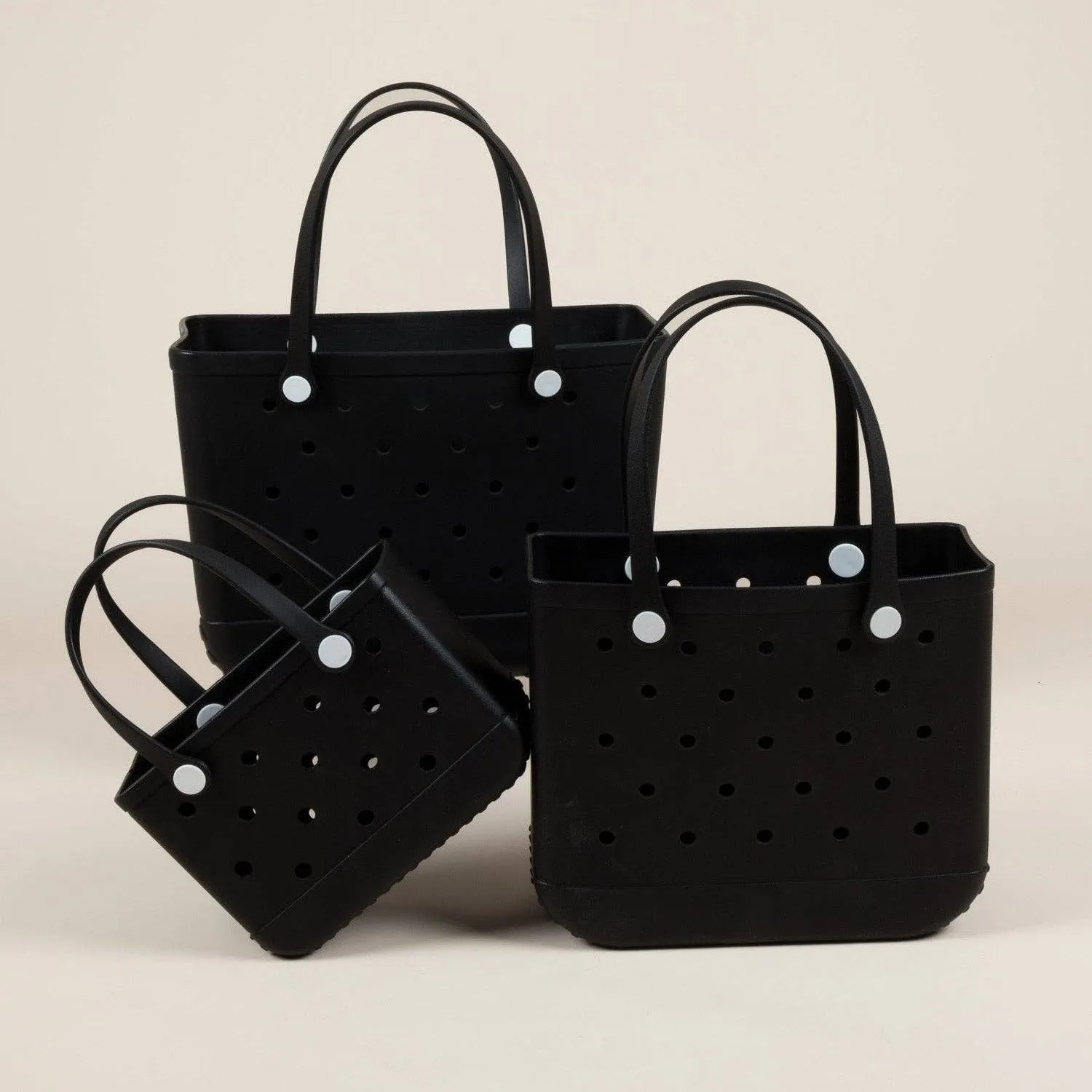 Aloha Vegan Tote Bag | Large | Black