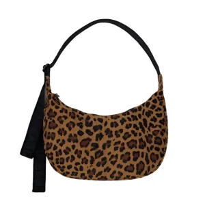 Baggu Medium Nylon Crescent Bag Leopard