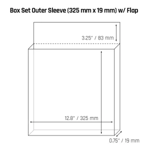 Box Set Outer Sleeve (325 mm x 19 mm) - 3mil