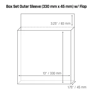 Box Set Outer Sleeve (330 mm x 45 mm) - 3mil
