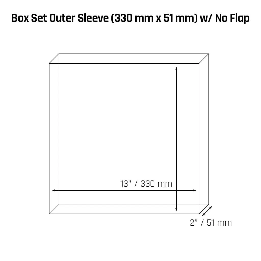 Box Set Outer Sleeve (330 mm x 51 mm) - 3mil