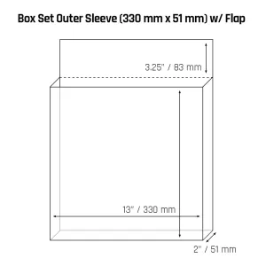 Box Set Outer Sleeve (330 mm x 51 mm) - 3mil