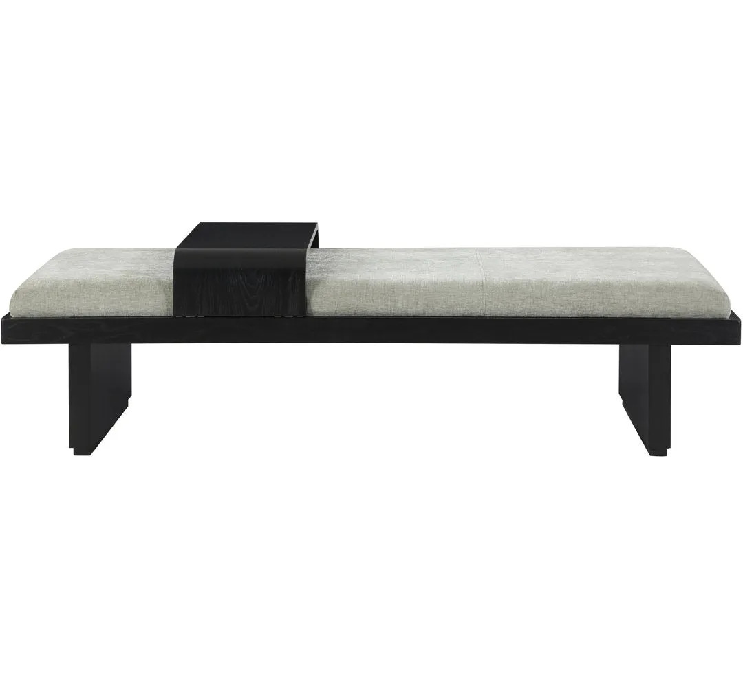 Bryaunna Chenille Fabric Upholstered Bench Wade Logan®