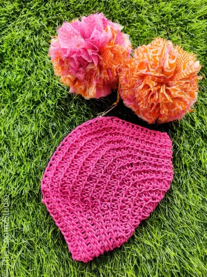 Bugsy Boho Hand Crochet Pouch Bag