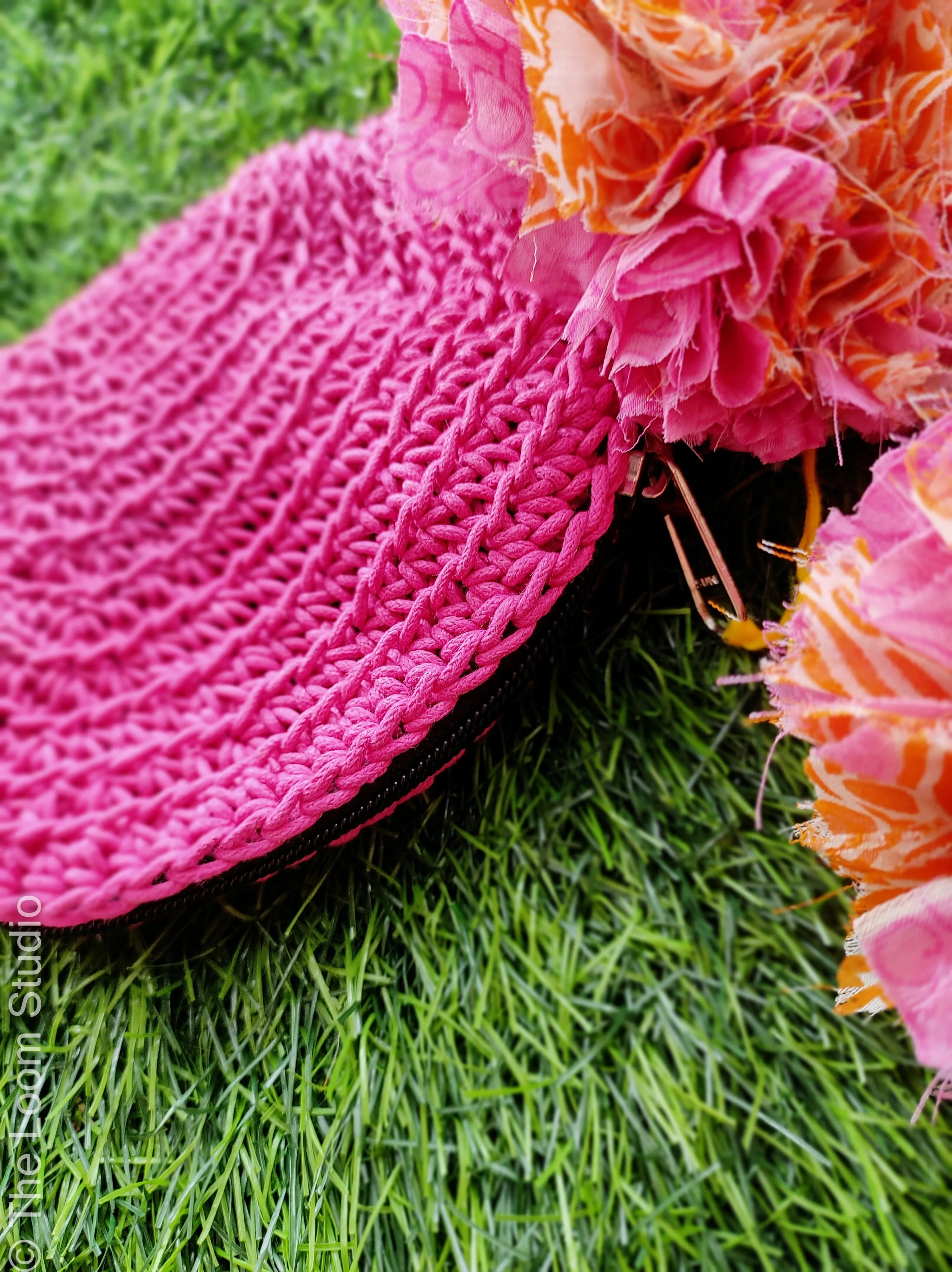 Bugsy Boho Hand Crochet Pouch Bag
