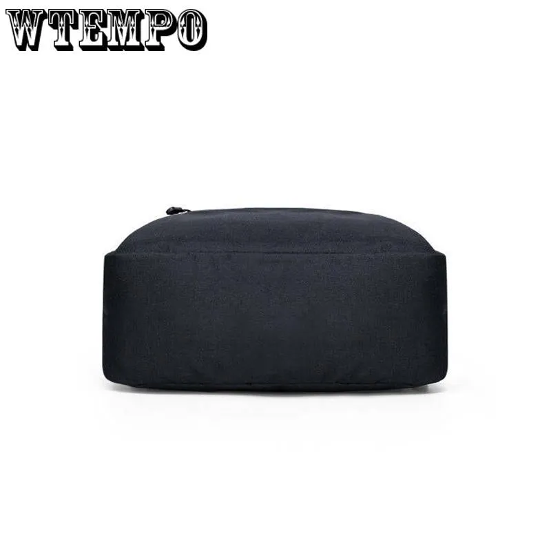 Business Backpack Men Laptop Backpacks Waterproof Male Bags USB Charging Back Pack Notebook Black