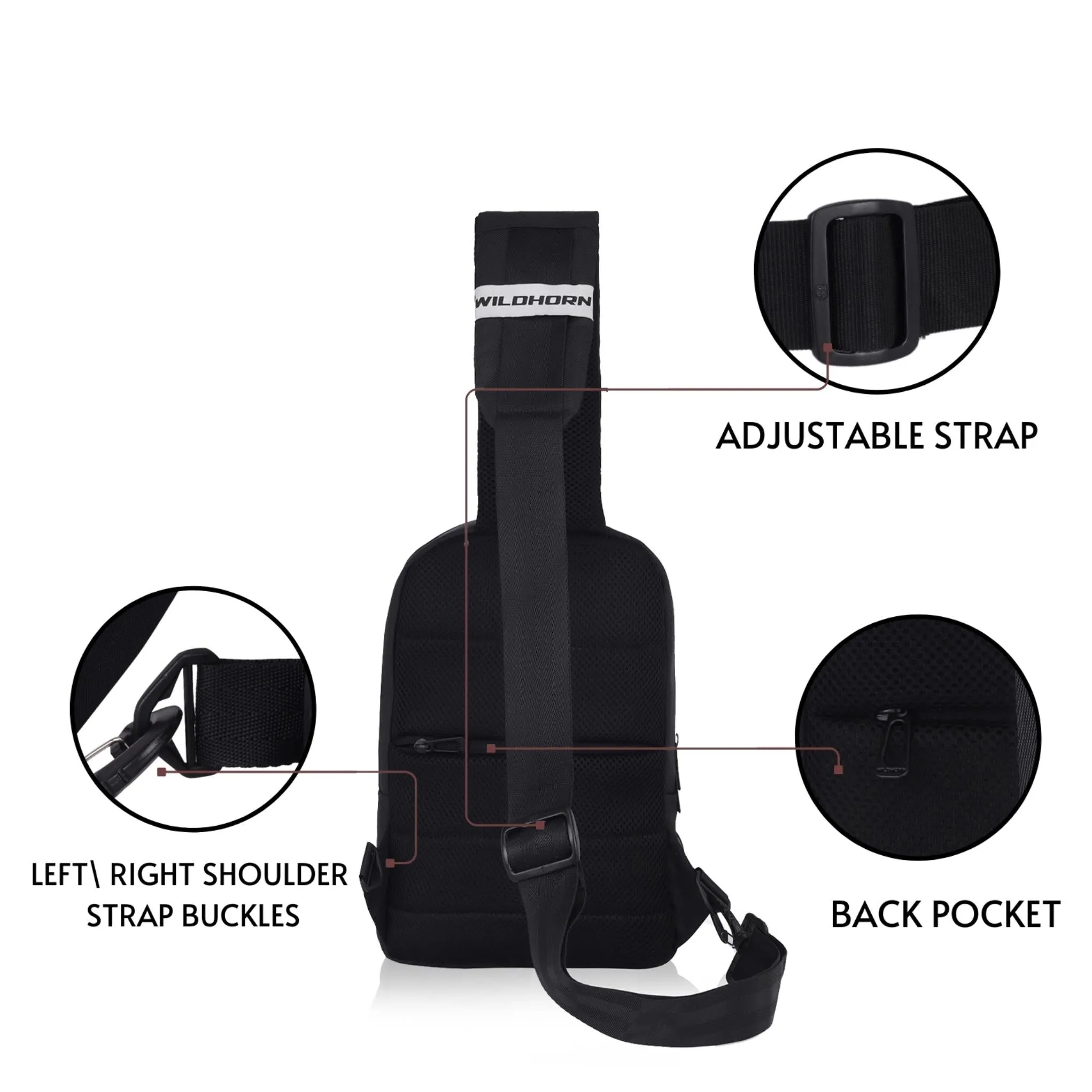 CALGARY Crossbody Shoulder Chest Bag for Men & Women