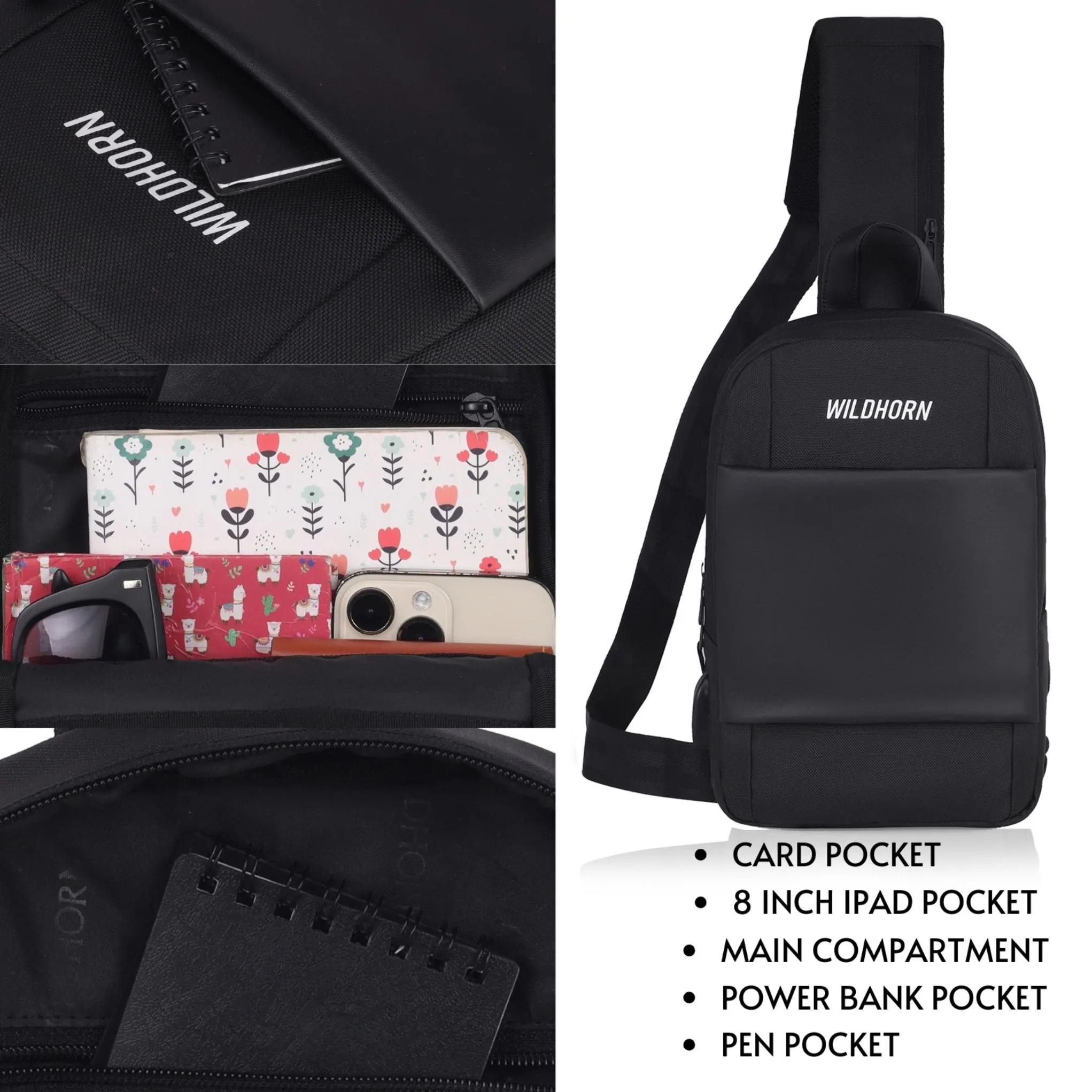 CALGARY Crossbody Shoulder Chest Bag for Men & Women