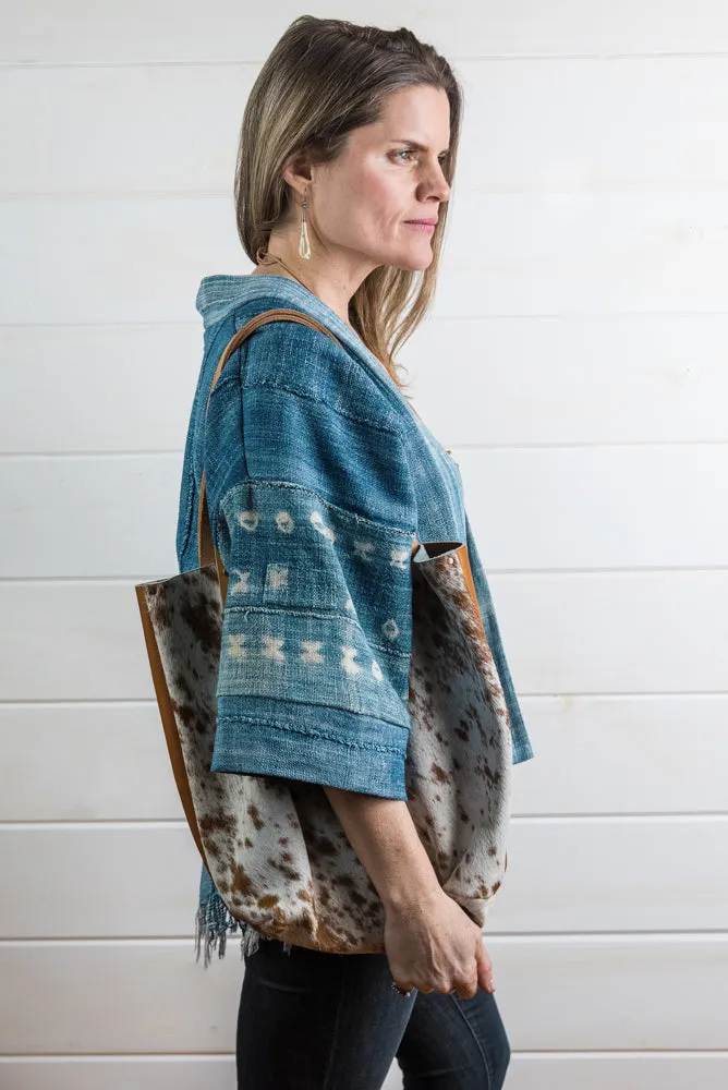 Cowhide Leather Tote