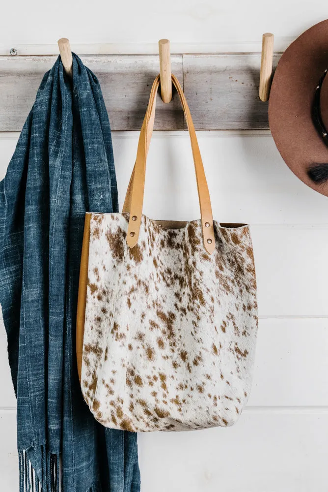 Cowhide Leather Tote