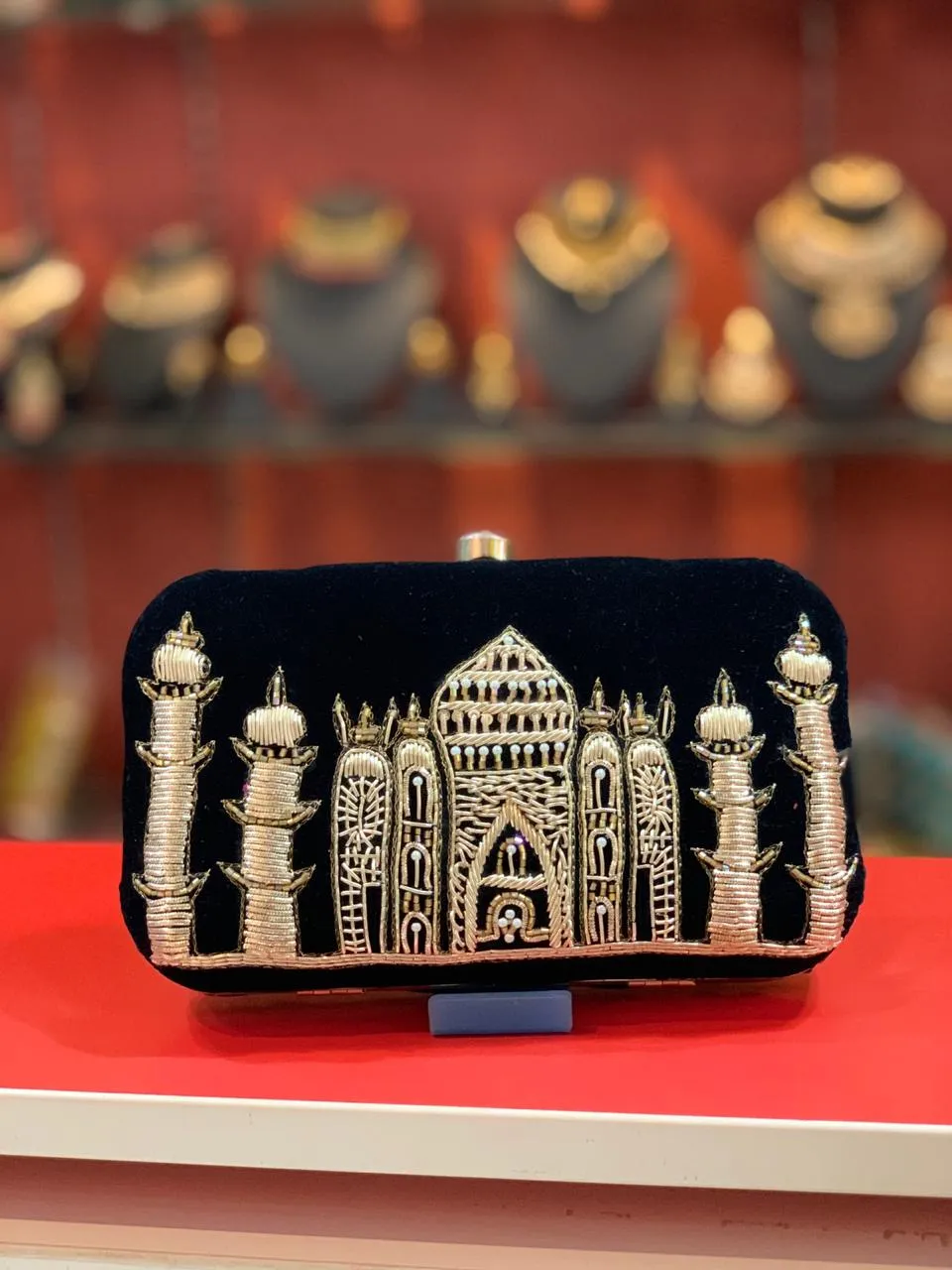 Designer Black Party Clutch