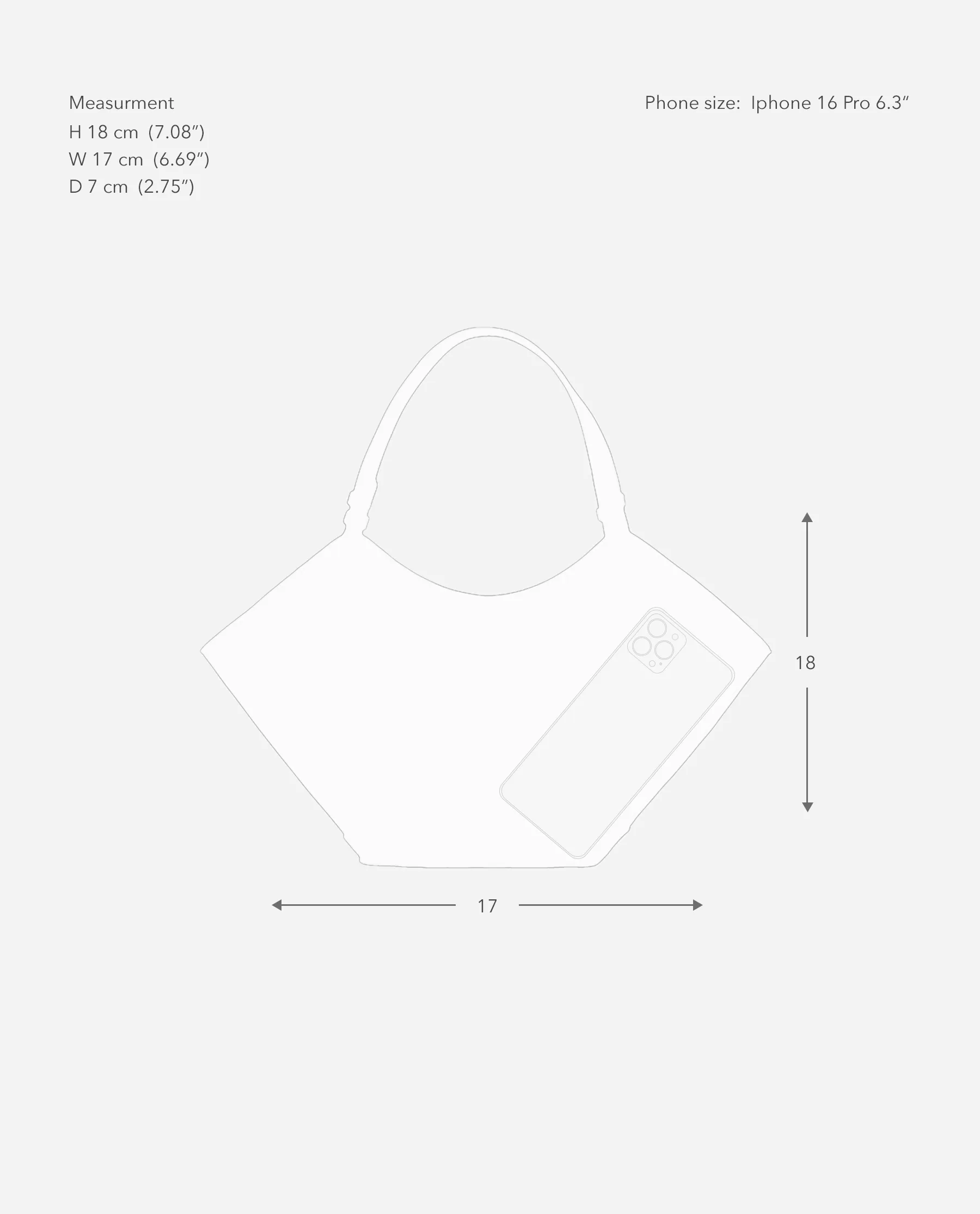 Dilba Mini Tote Bag Leather White