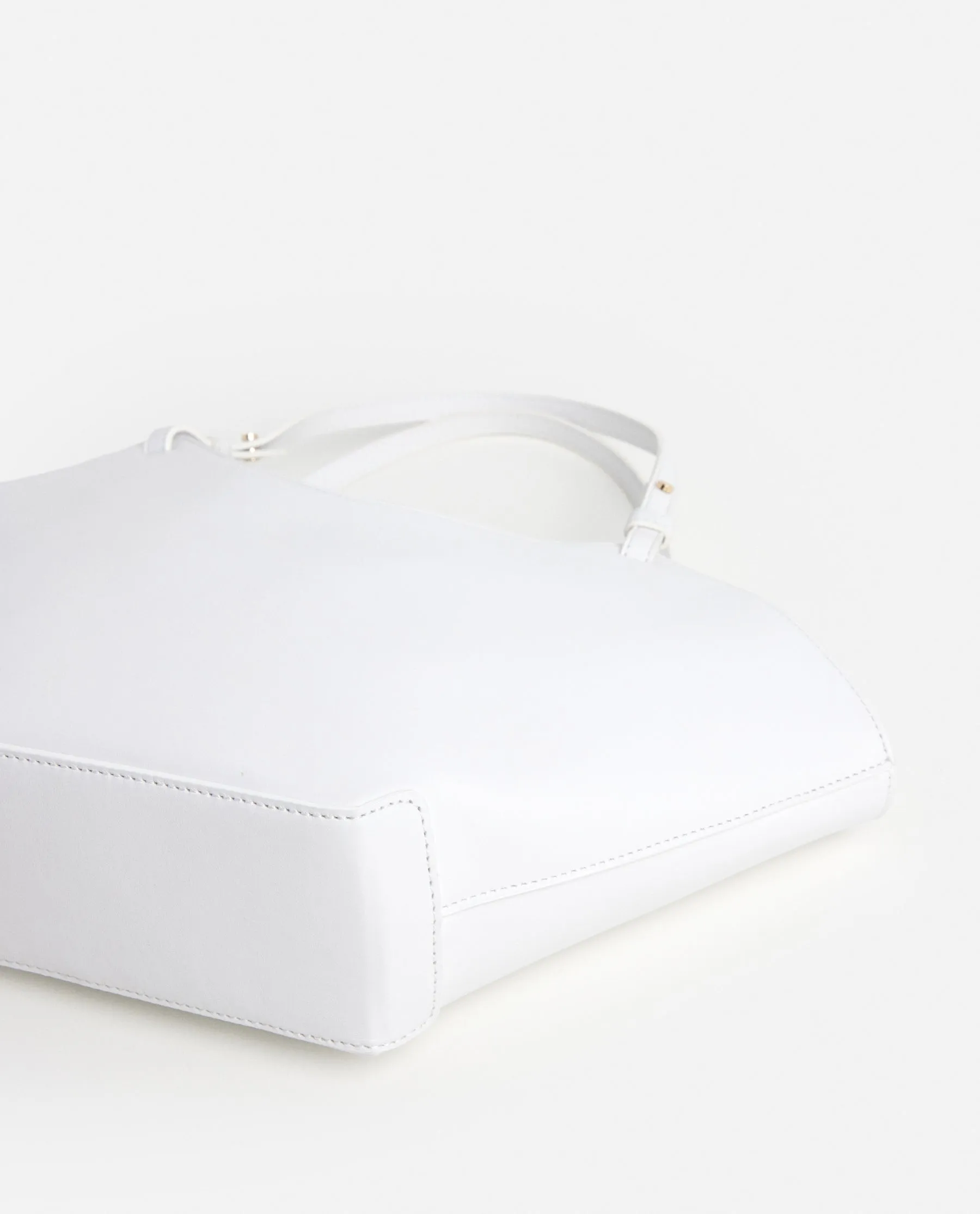 Dilba Mini Tote Bag Leather White