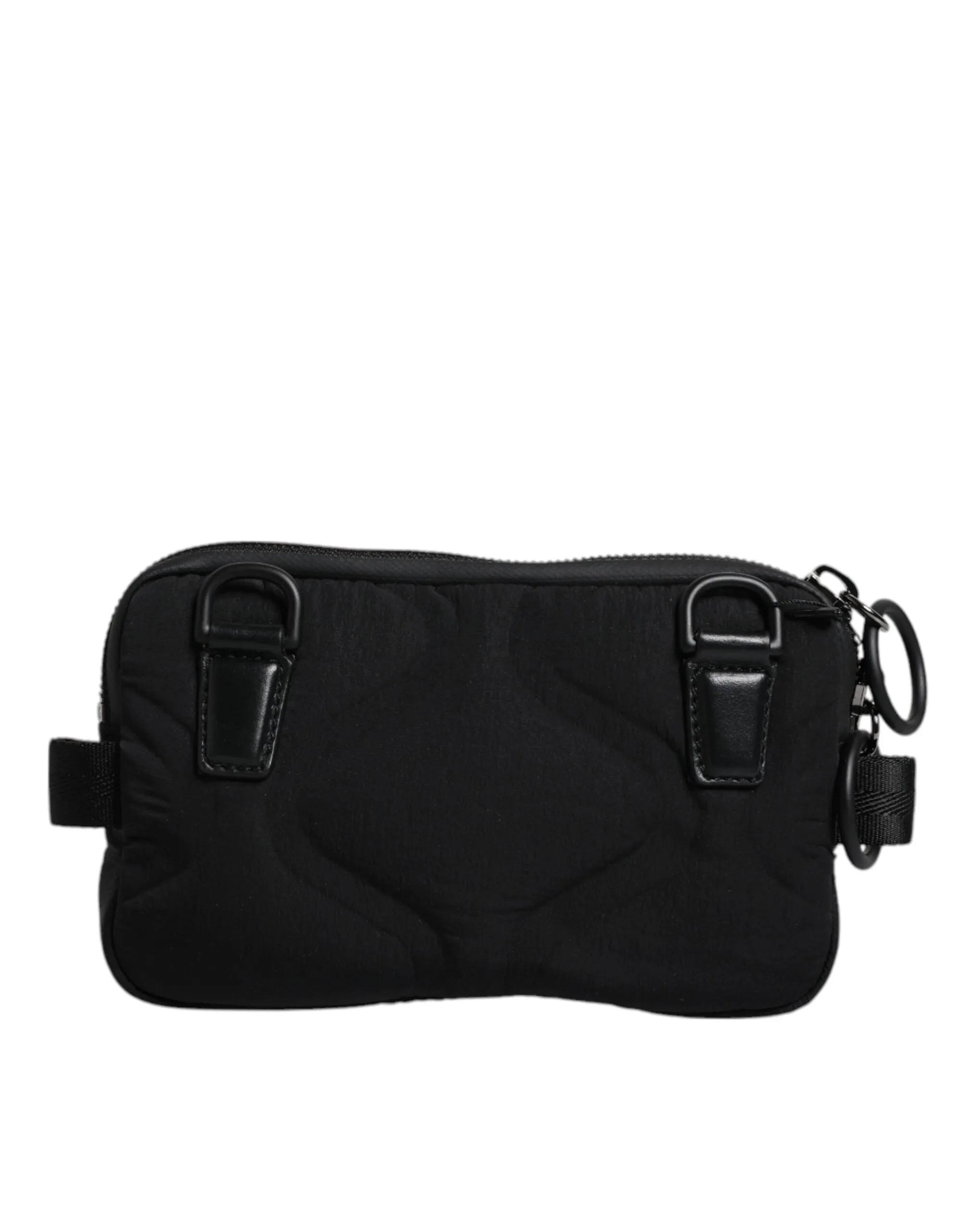 Dolce & Gabbana Black Nylon Logo Purse Crossbody Sling Bag