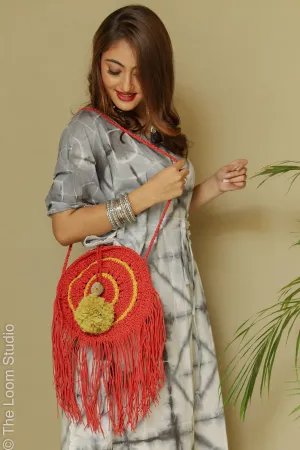 Dreamcatcher Boho Hand Crochet Sling Bag