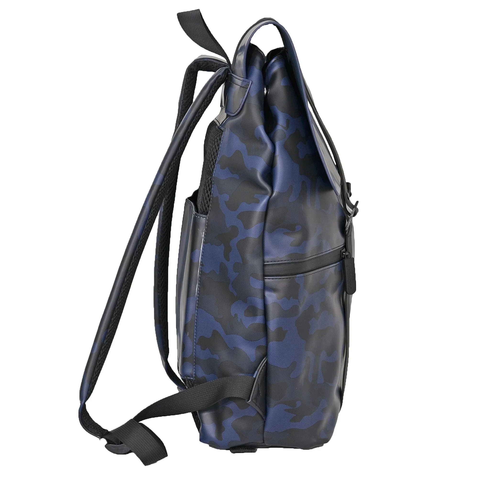 Duchamp Rubberized Camo Flapover Backpack