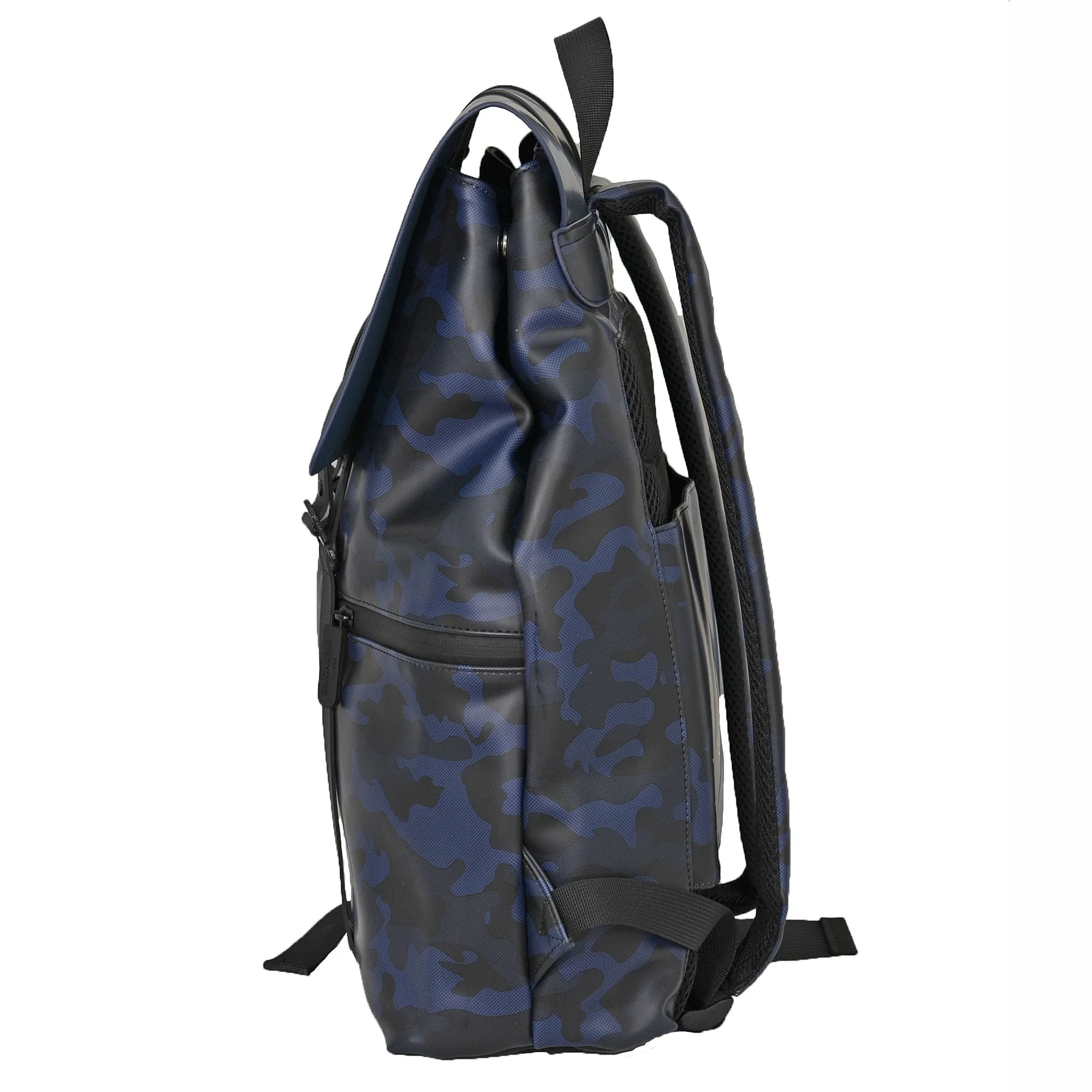Duchamp Rubberized Camo Flapover Backpack