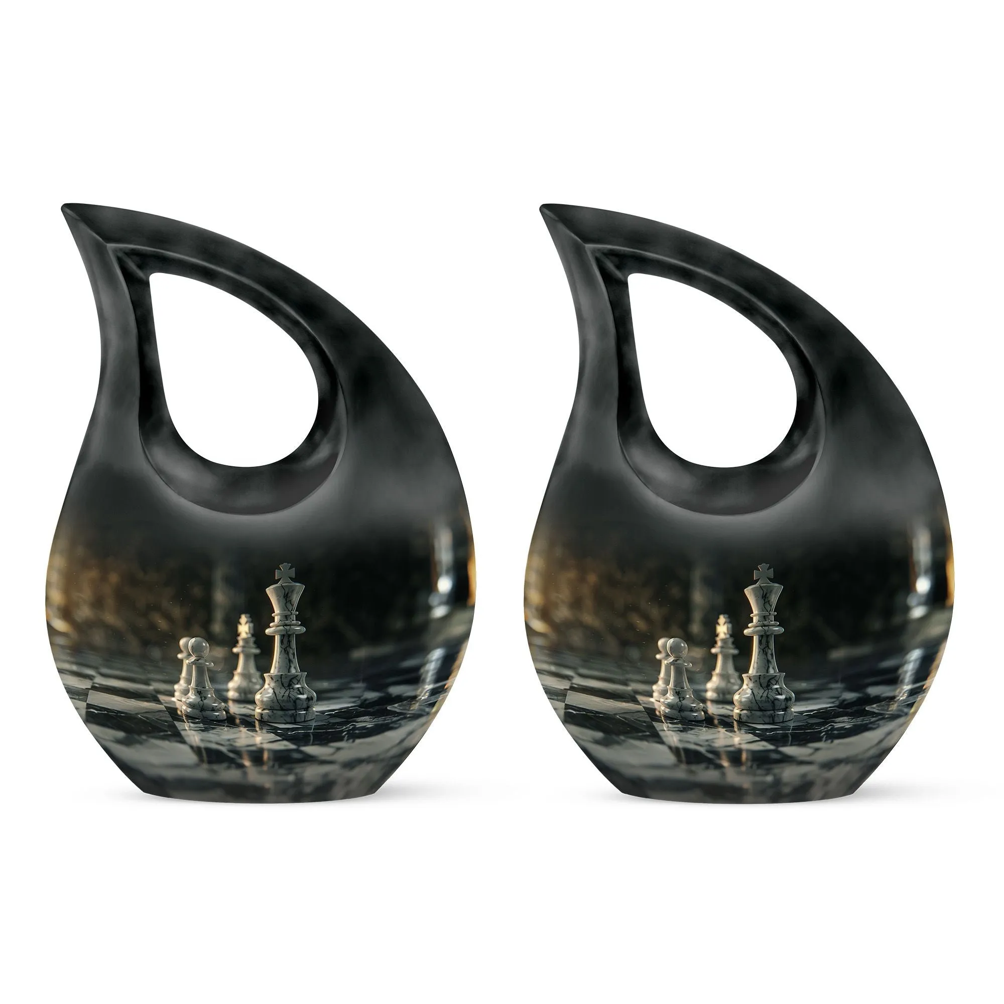 Endgame Checkmate: Designer Chess Urn for Cherished Memories