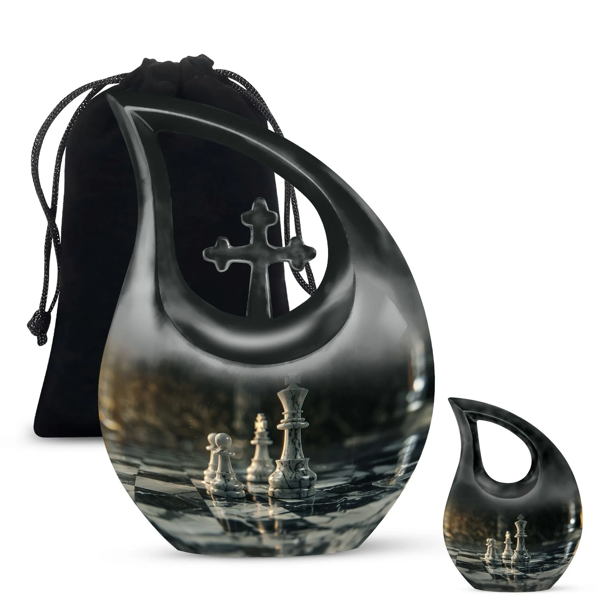 Endgame Checkmate: Designer Chess Urn for Cherished Memories