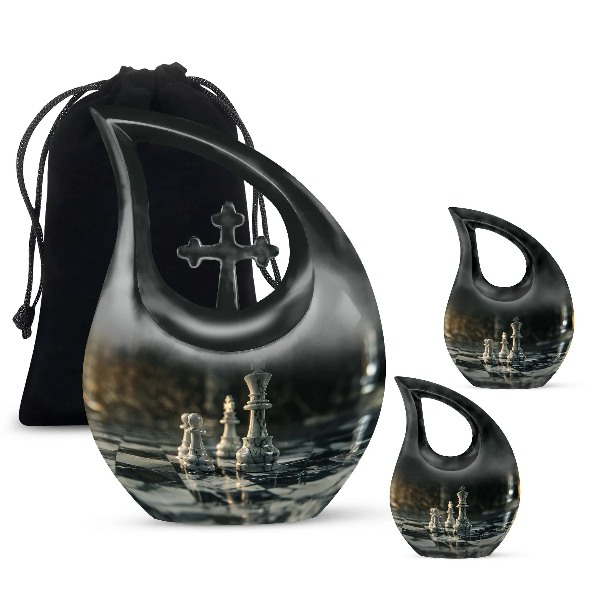 Endgame Checkmate: Designer Chess Urn for Cherished Memories