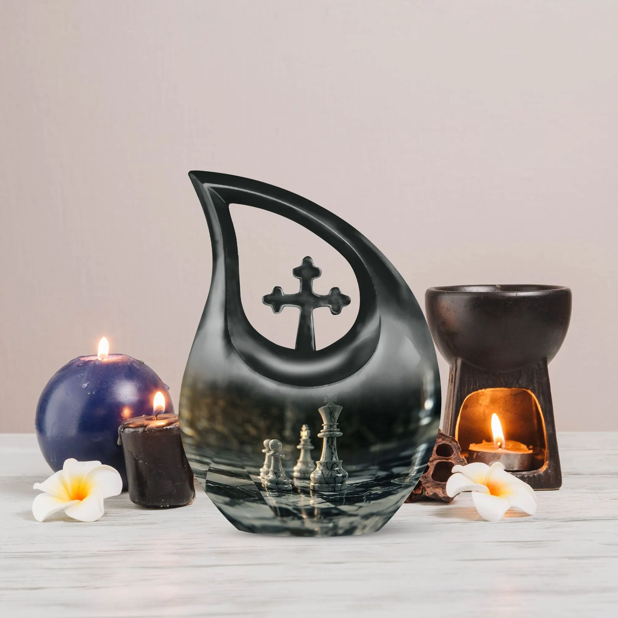 Endgame Checkmate: Designer Chess Urn for Cherished Memories