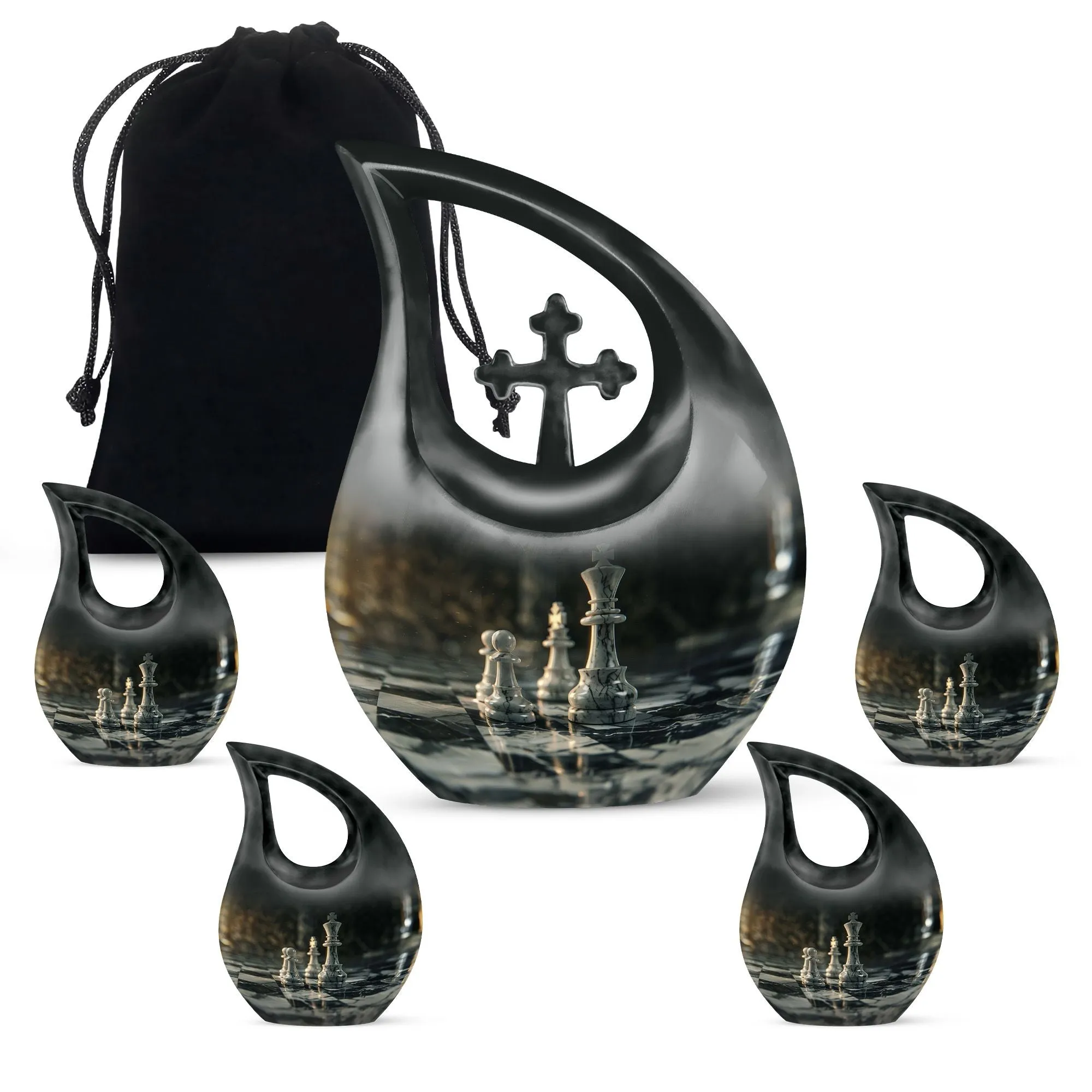Endgame Checkmate: Designer Chess Urn for Cherished Memories