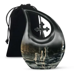 Endgame Checkmate: Designer Chess Urn for Cherished Memories