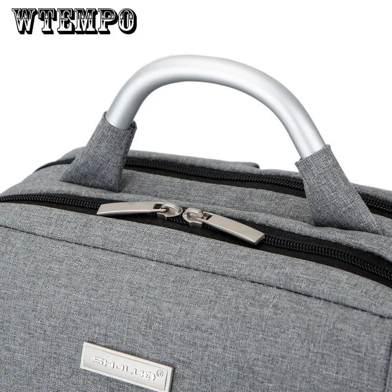 Fashion Large Business Backpack Men USB Laptop Backpacks School Bags Male Student Schoolbag