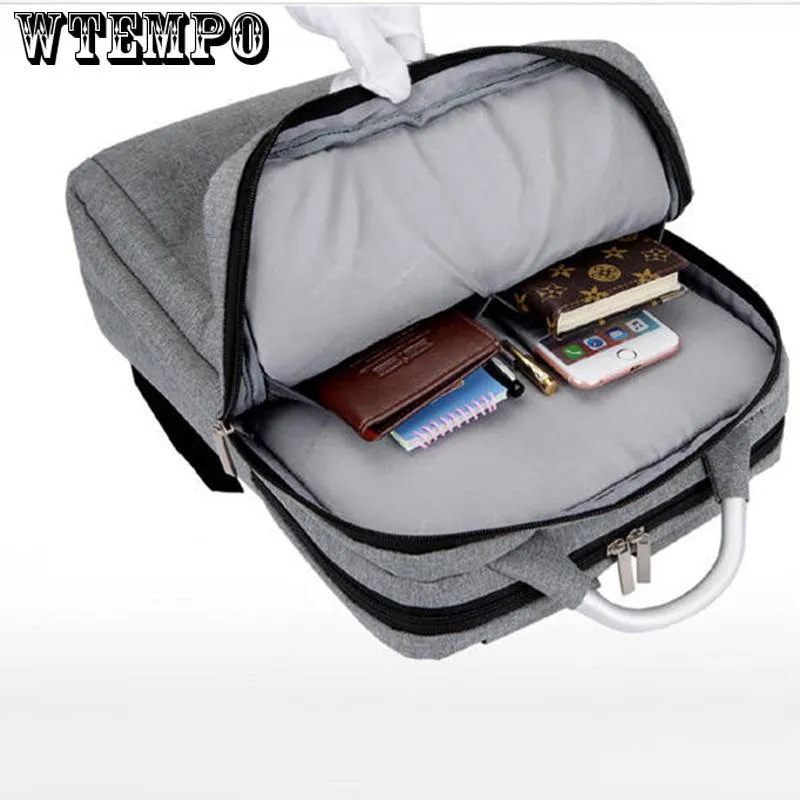 Fashion Large Business Backpack Men USB Laptop Backpacks School Bags Male Student Schoolbag
