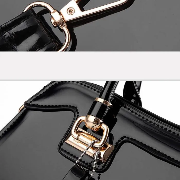 Fashion Luxury Handbags Women Bags High Quality Women Leather Handbags Patent Leather Ladies Tote