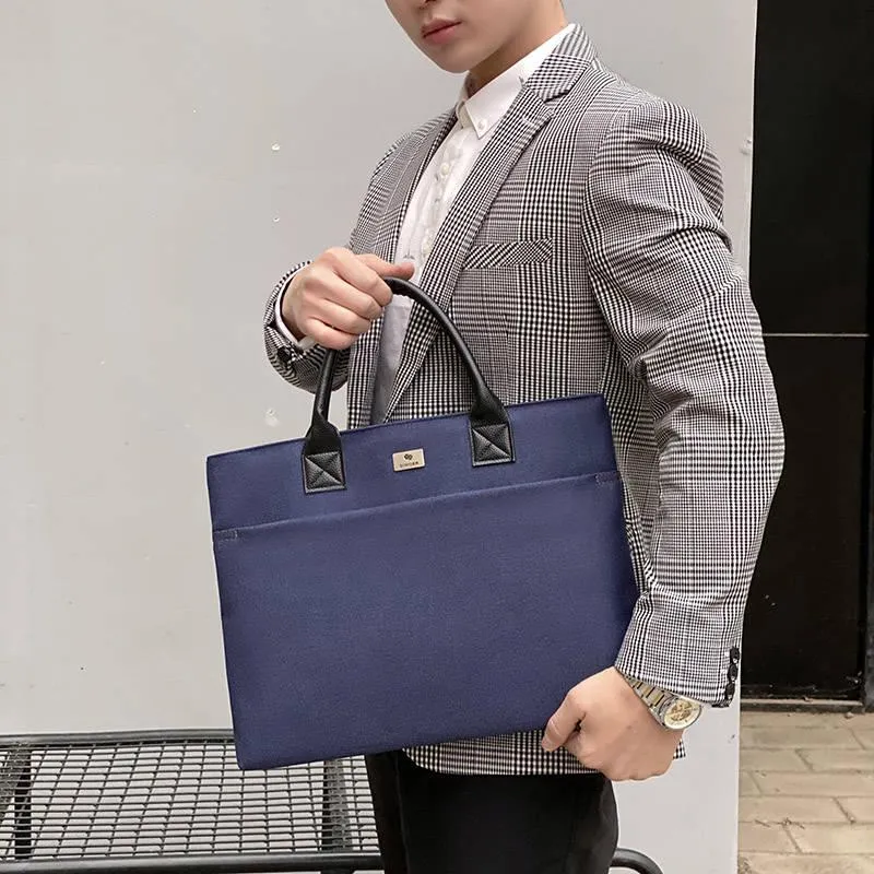 Fashion male commercial briefcase /Real Leather vintage men's messenger bag/casual Business bag