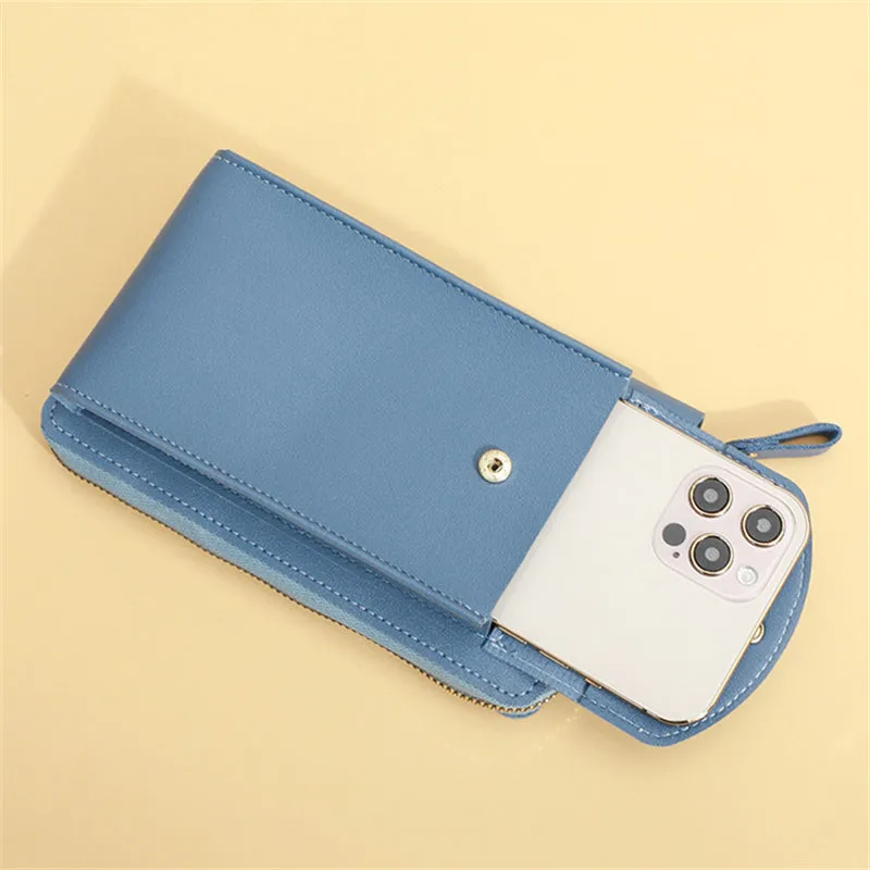Female Letter Printed Smartphone Pochette Crossbody Bags