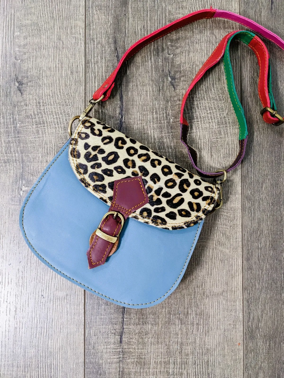 Fur & Leather Shoulder Bag