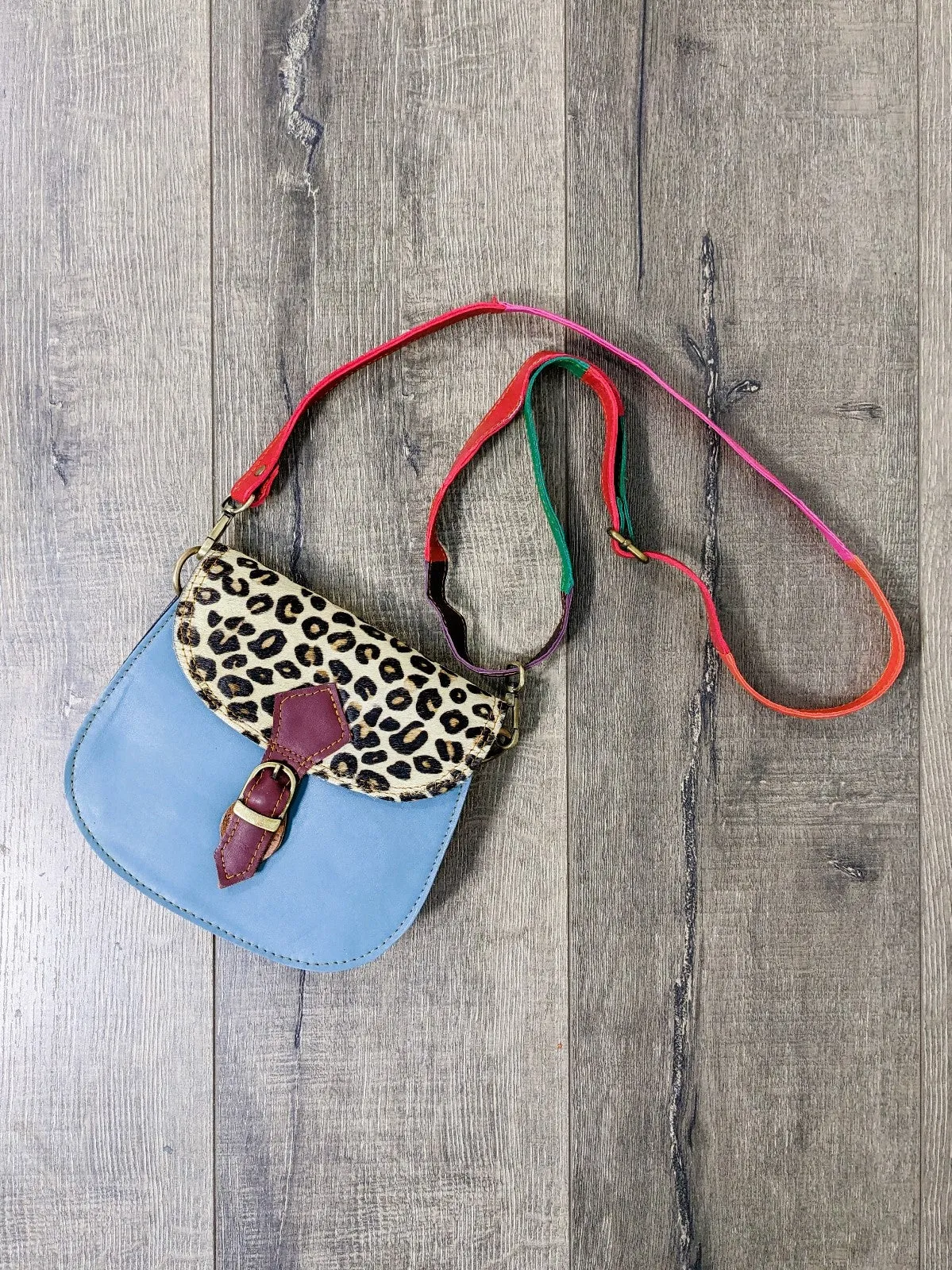 Fur & Leather Shoulder Bag