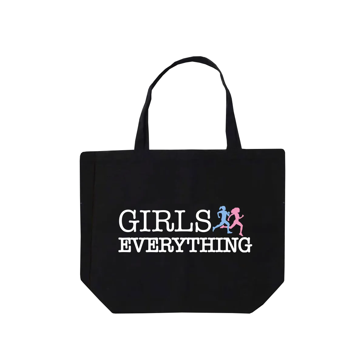 GIRLS RUN EVERYTHING TOTE (BLACK)