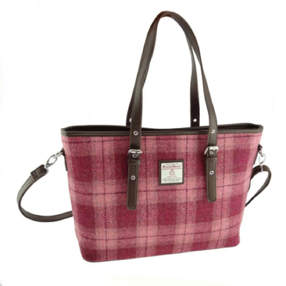 Glen Appin Harris Tweed Spey Tote Handbag LB1028