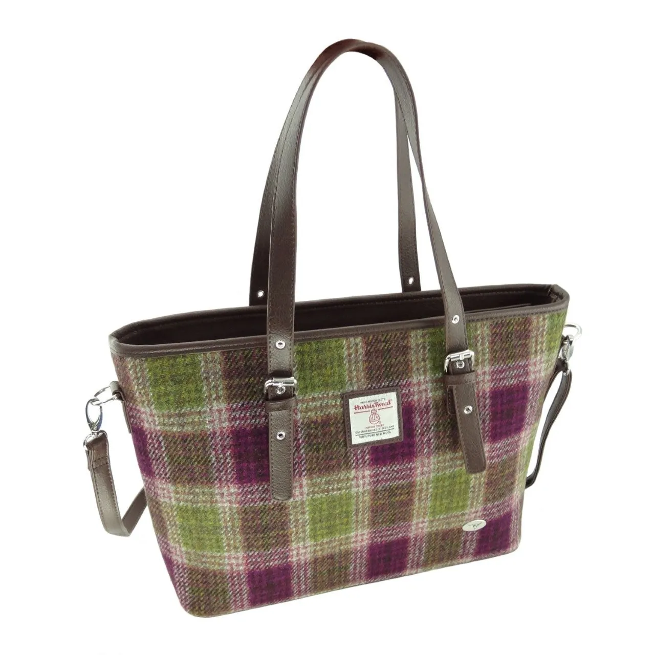 Glen Appin Harris Tweed Spey Tote Handbag LB1028
