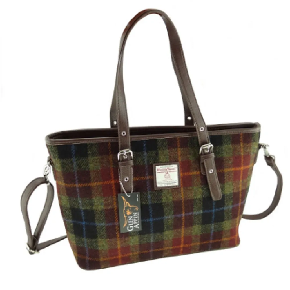 Glen Appin Harris Tweed Spey Tote Handbag LB1028