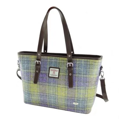 Glen Appin Harris Tweed Spey Tote Handbag LB1028