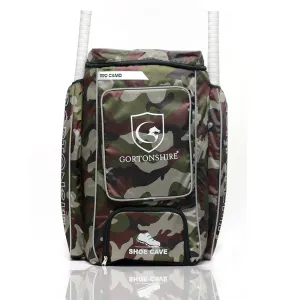 Gortonshire Pro Camo Green Cricket Duffle Kit Bag