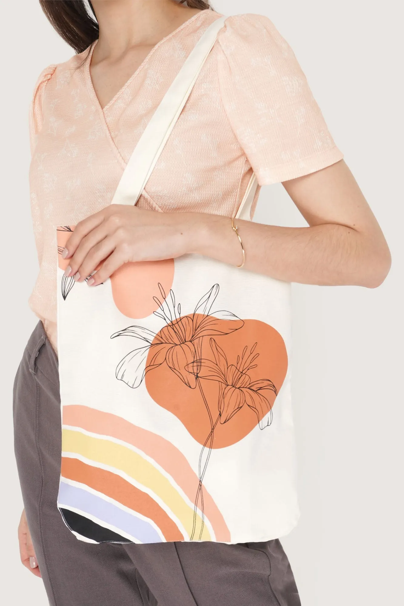 Graphic Canvas Tote Bag