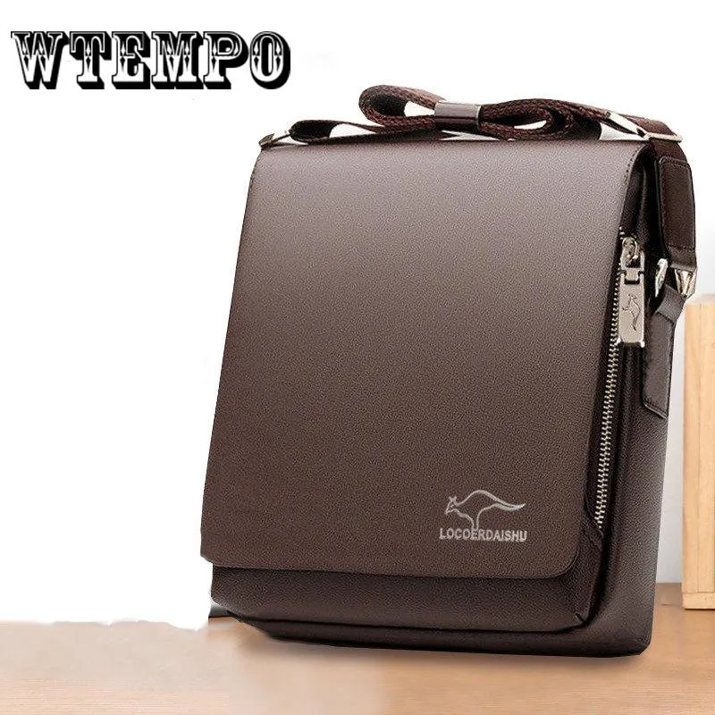 Handbags Men Briefcase Leather Crossbody Shoulder Bag Business Messenger Handbags