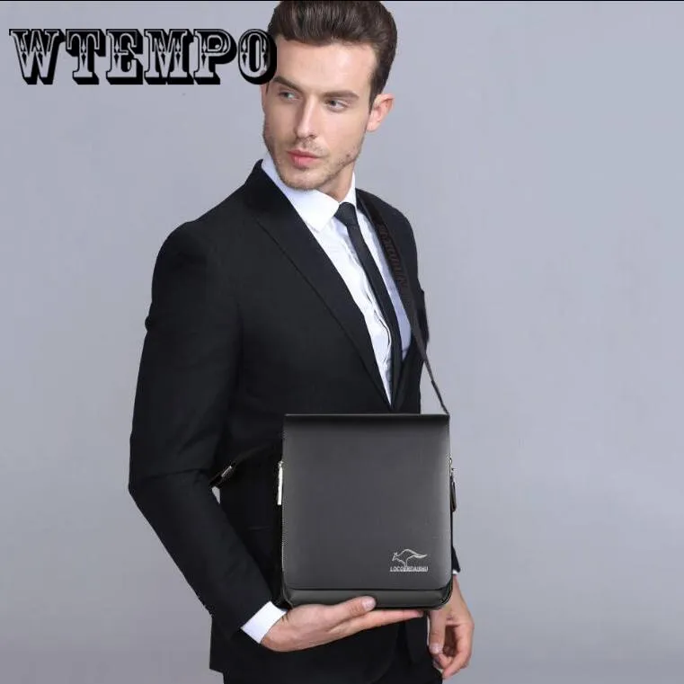 Handbags Men Briefcase Leather Crossbody Shoulder Bag Business Messenger Handbags